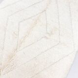 Moroccan Berber carpet Beni Ouarain with engraved diamonds in the weft 2.30x1.53m