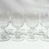 Baccarat - 8 Verres à Liqueur Nancy
