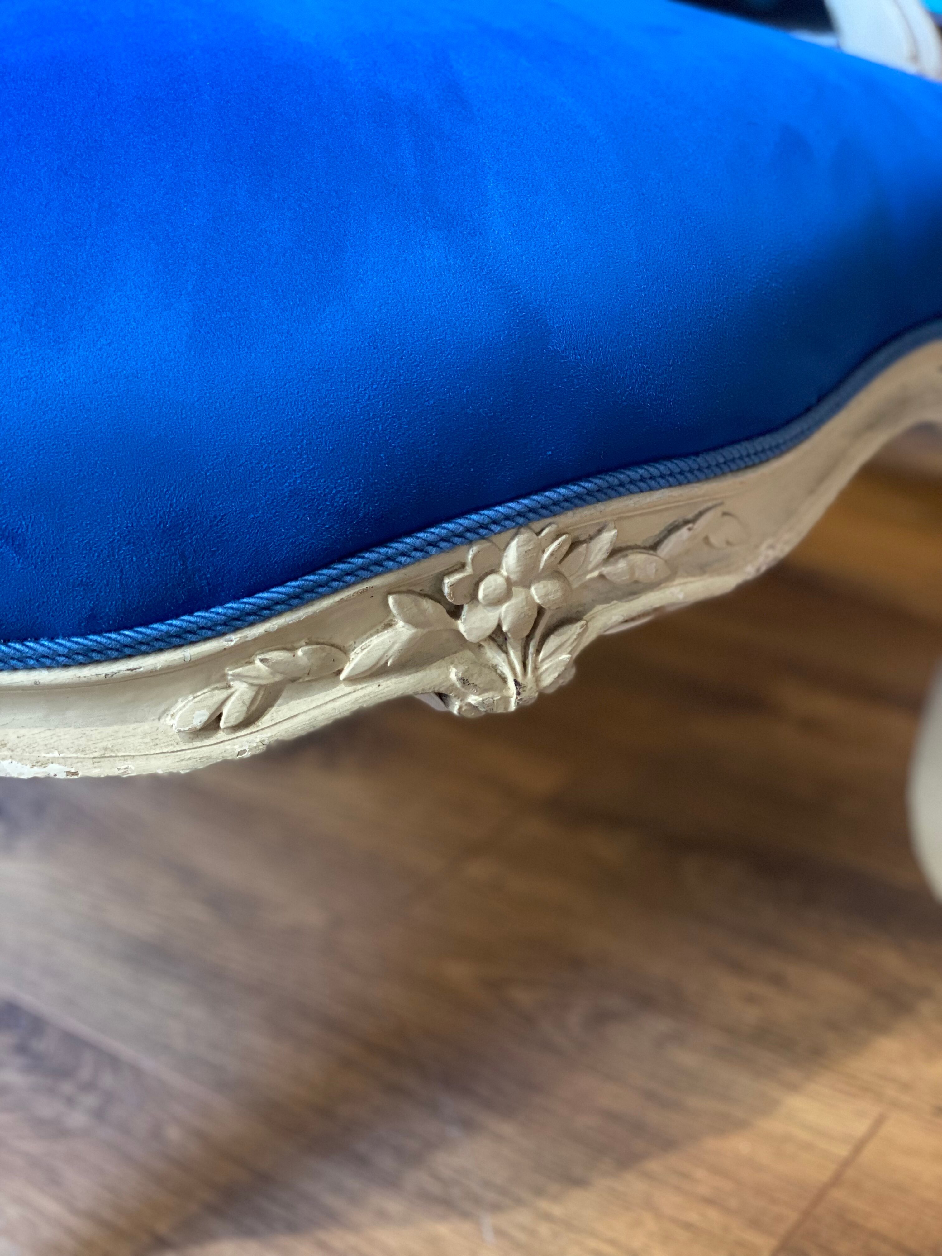 Pair of vintage Louis XV style armchairs