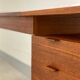 Scandinavian desk in teak & metal 1960s