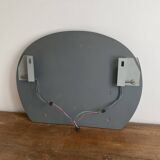 Miroir Veca 2 appliques et tablette, Italie 1970