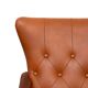 Teak Faux Leather Lounge chairs 1960s Holland