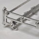 Aluminum coat rack in art deco style, 1970's