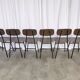 Chaises d'école industrielles vintage - STOL Kamnik - Yougoslavie des années 70 - Lot de 6