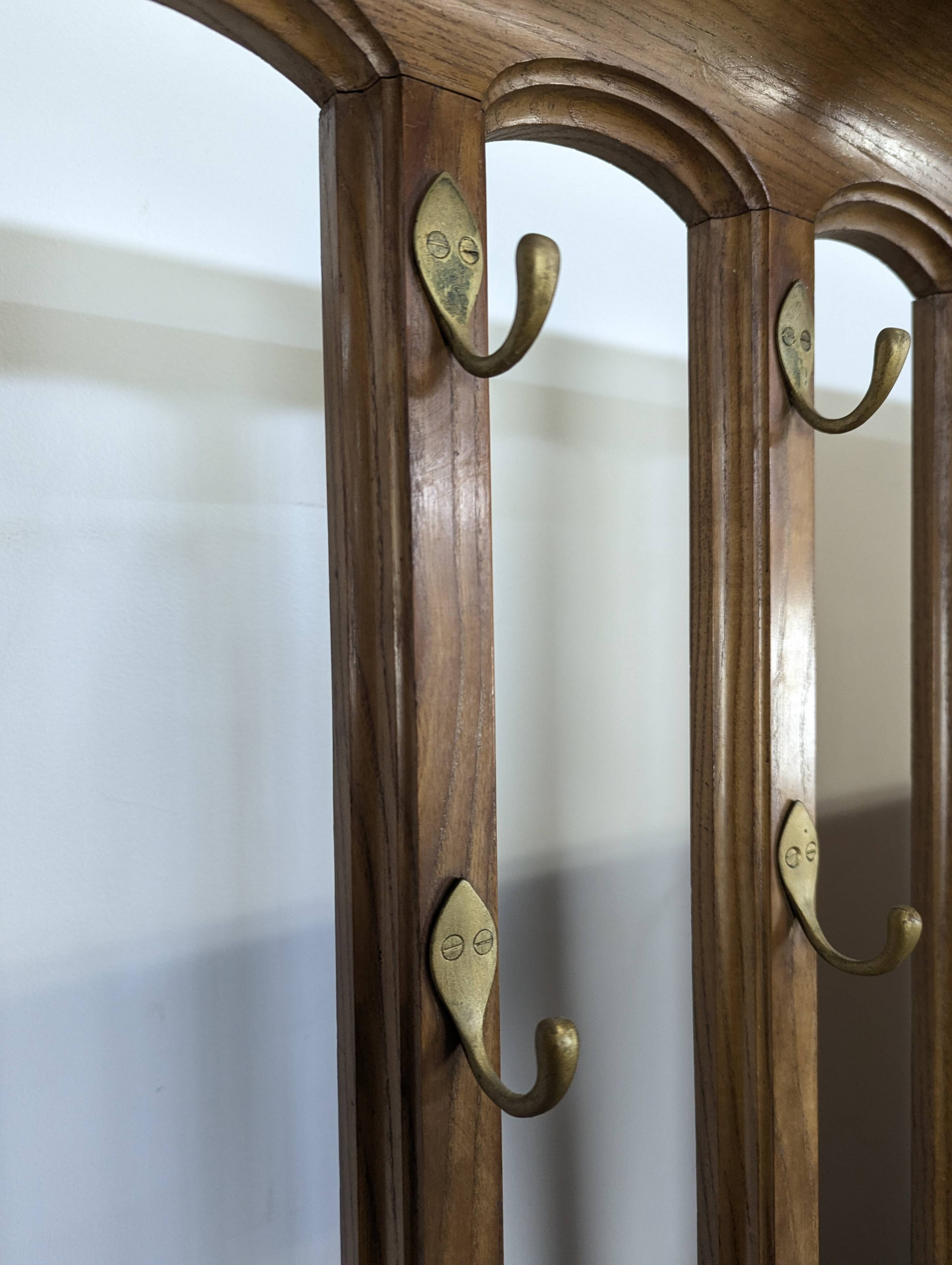 Large Art Nouveau cloakroom in the style of Van de Velde.