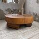 Brutalist coffee table "round log" XL