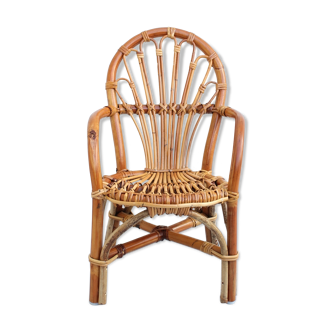 Rattan child armchair