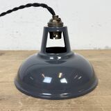 Vintage Industrial Grey Painted Ceiling Lamp, 2000s