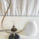 Table lamp from the Arlus house in brass and opaline - 1950s/60s
