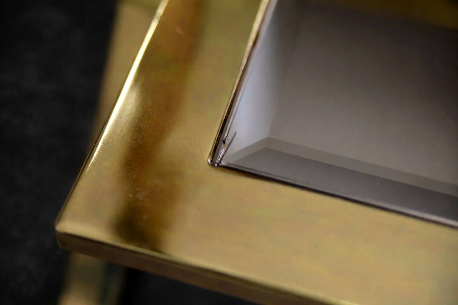 Vintage Mid-Century Italian Modern Glass Coffee Tables, 1960s, Set of 2