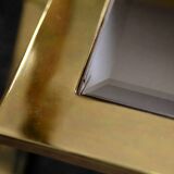 Vintage Mid-Century Italian Modern Glass Coffee Tables, 1960s, Set of 2