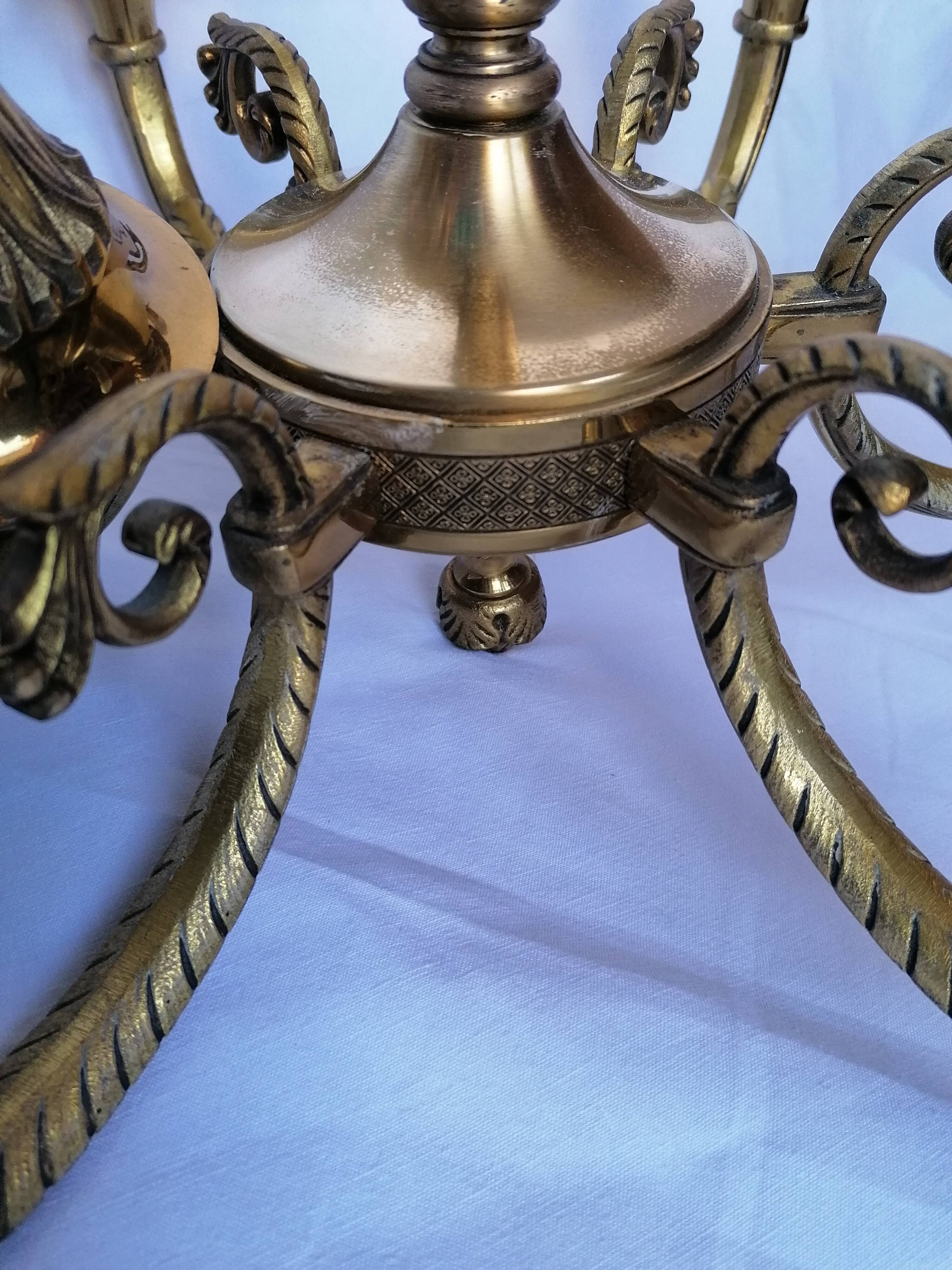 Bronze chandelier