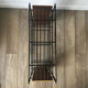 Wooden and metal shelf