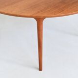 France & Son round dining table in teak Cado Denmark 1960