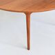 France & Son round dining table in teak Cado Denmark 1960
