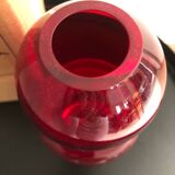 Ruby potted cactus vase