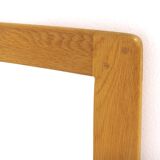Miroir scandinave en chêne, Suède 1960