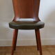 3 chaises baumann « dove » skaï amande