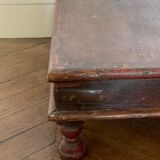 Coffee table, end of sofa