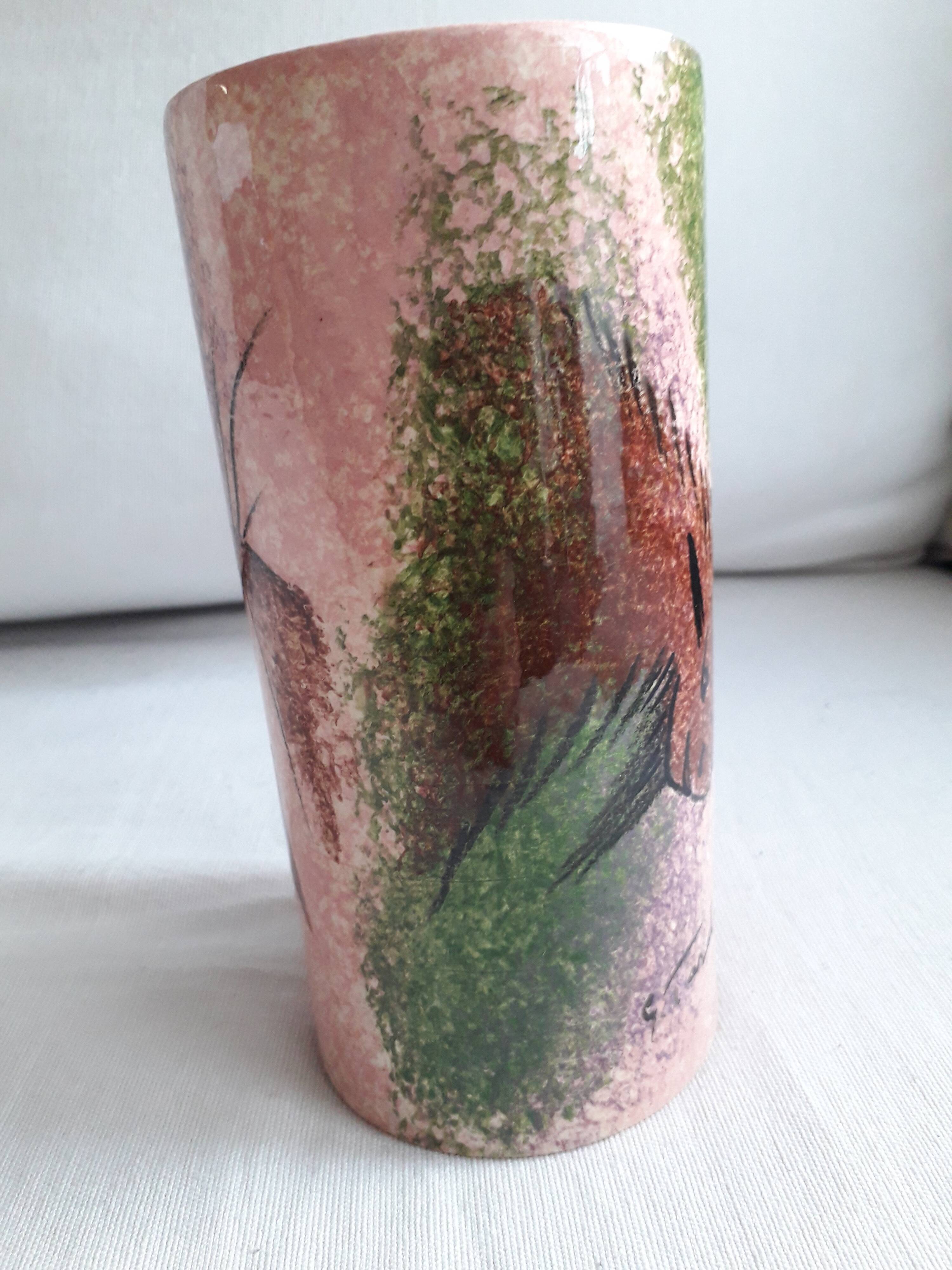 Vintage vase signed Georges Tardieu