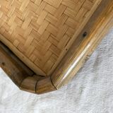 Bamboo and rattan tray