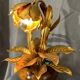 Lampe annees 50/60 fleur