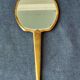 Miroir a main biseauté de taille moyenne art deco
