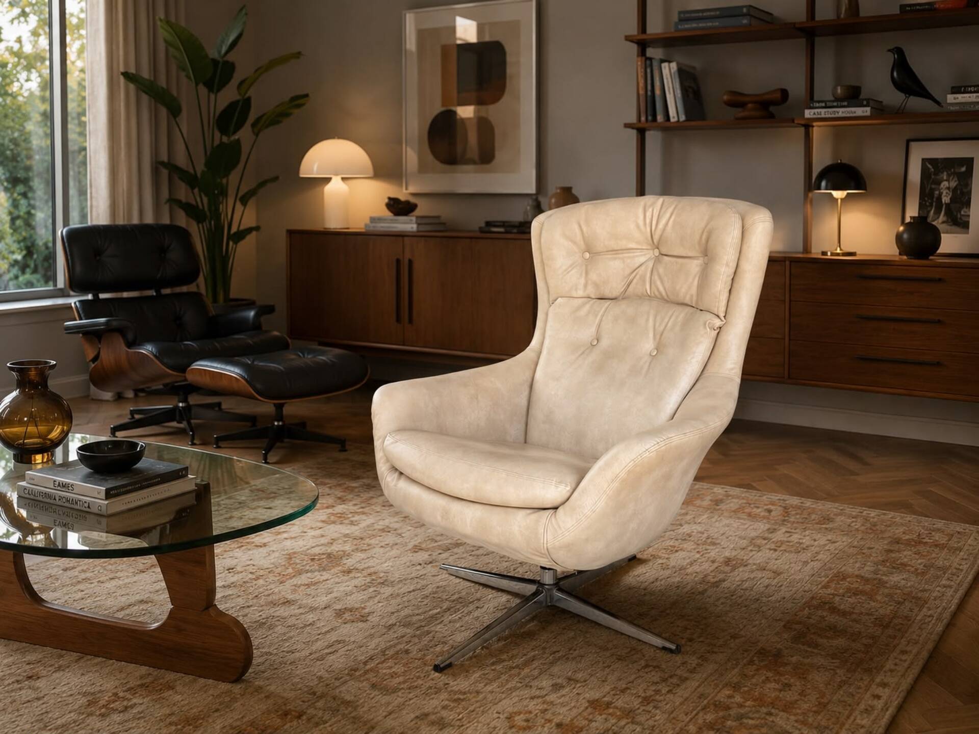 Overman Lounge Sessel Schalensessel - Designklassiker aus Schweden