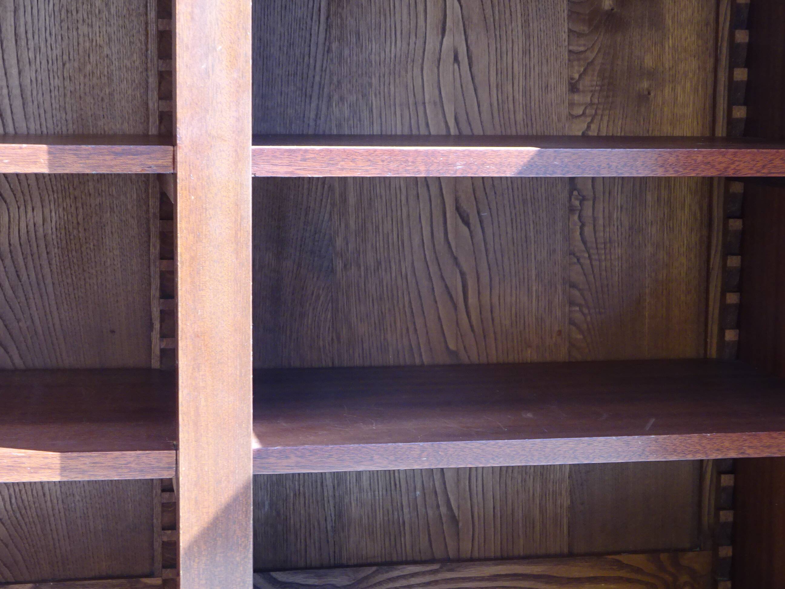 Flamed mahogany enfilade with sea green marble in Empire style.