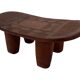 Vintage African hand-carved wooden Senufo stool bench design