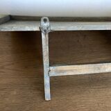 Hudson Farmhouse Folk Art Country Shelf Original Gray Patina