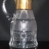 Pichet, cristal Moser, or 24 carats, collection Splendid