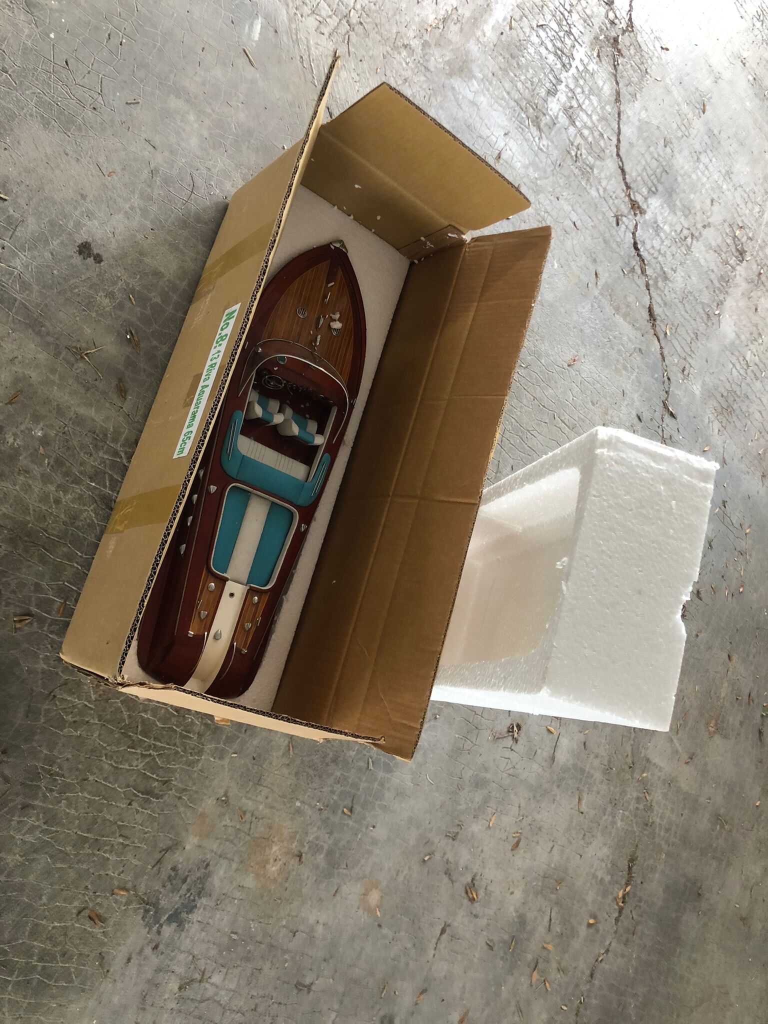 Model boat Riva aquarama