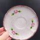 Set of 10 tea cups or coffee Niderviller model Cassandra - Flower decoration