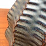 Vintage German brutalist ceramic gourd vase by Heinrich Fuchs for Luisenburg, 1970s.