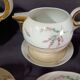 Porcelain coffee service from Limoges, Charles Ahrenfeldt manufacture.