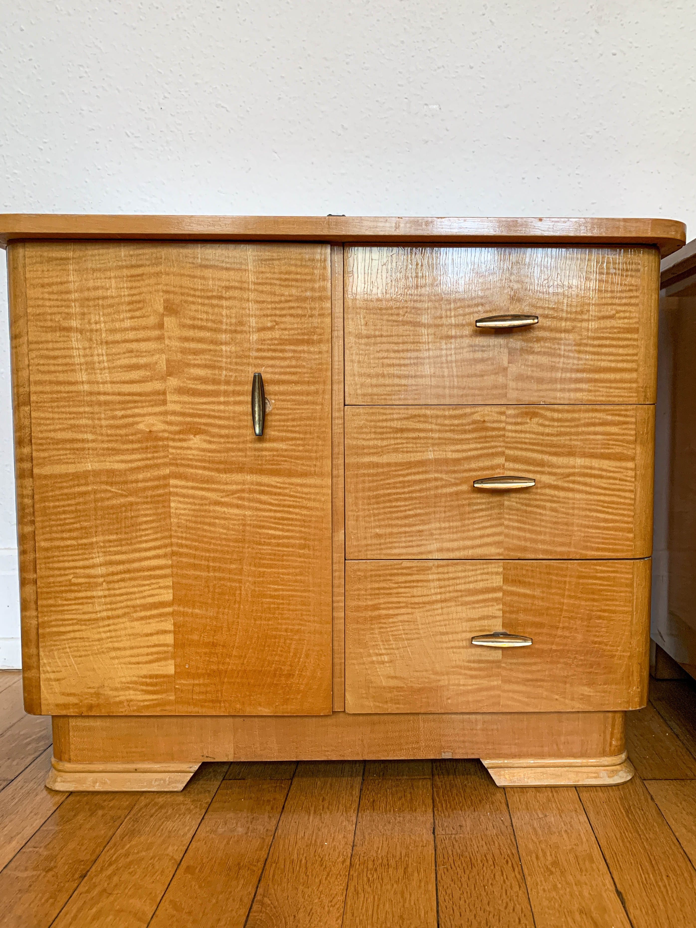 Pair of vintage 50s bedside tables