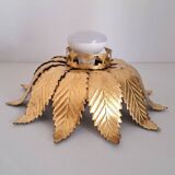 Gold metal ceiling light