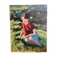 Woman in the grass