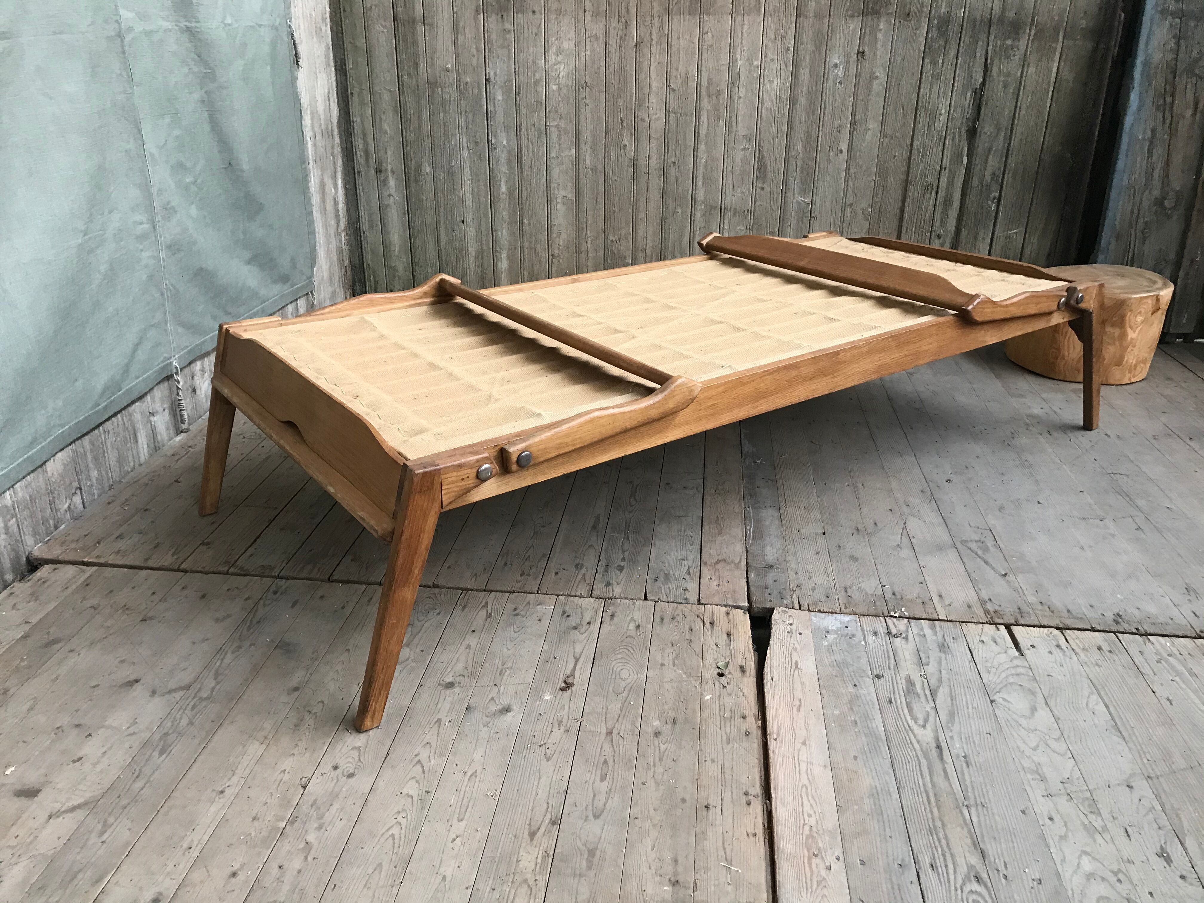 Bed folding a person