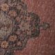 Vintage Turkish rug from Oushak, hand-woven 87x382 cm
