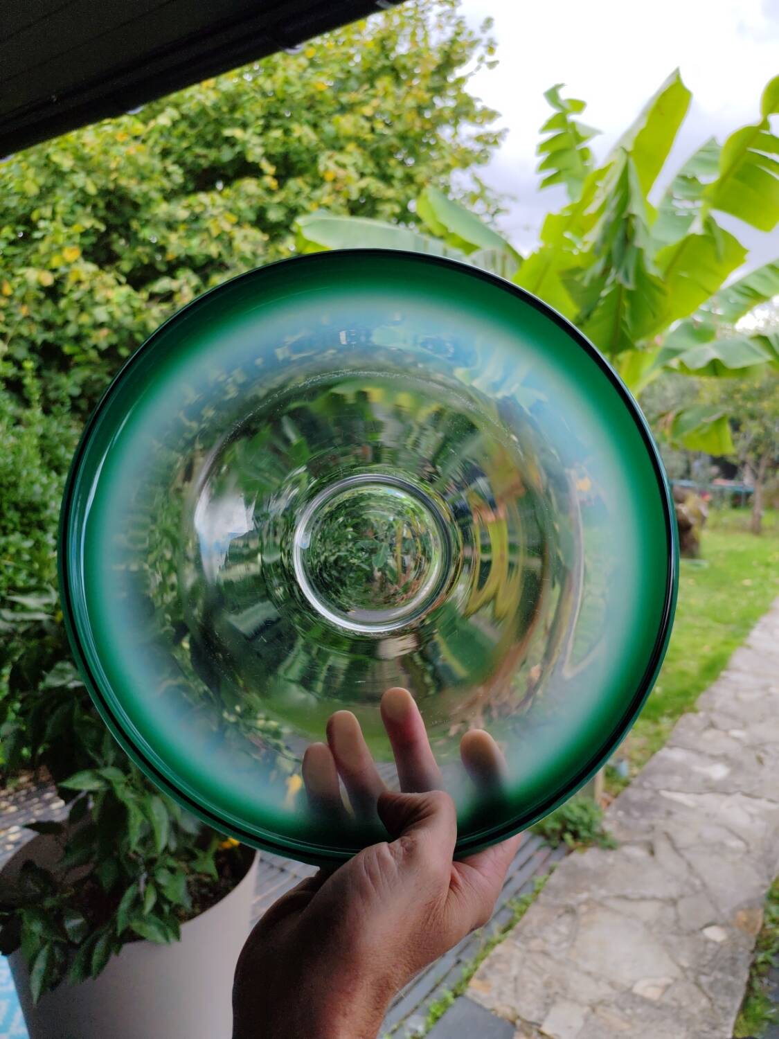 Glass bowl by wmf ikora, circa 1930.