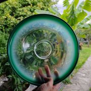 Coupe en verre par wmf ikora, vers 1930.