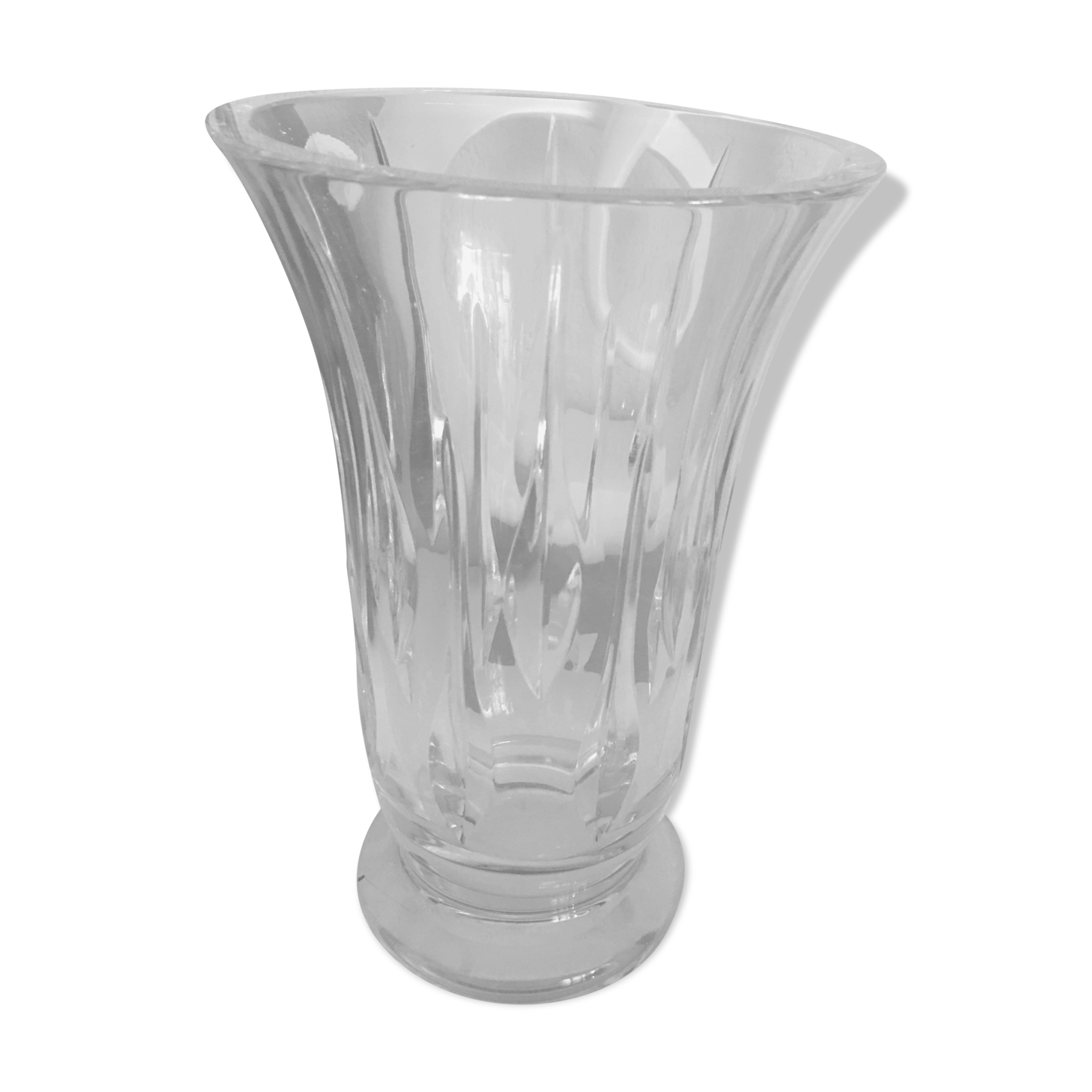 Bohemian crystal vase
