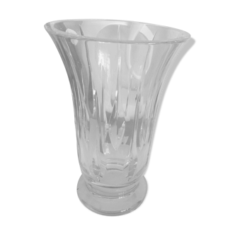 Bohemian crystal vase