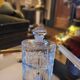 Molded glass carafe – perfume bottle style – 1970s–1990s