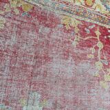 Tapis ancien Smyrne turc 236x466 cm