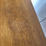 Toy chest with rattan feet retro 50