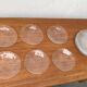 Vintage floral glass plates from Sweden by Ann Wärff for Kosta Boda, set of 11.