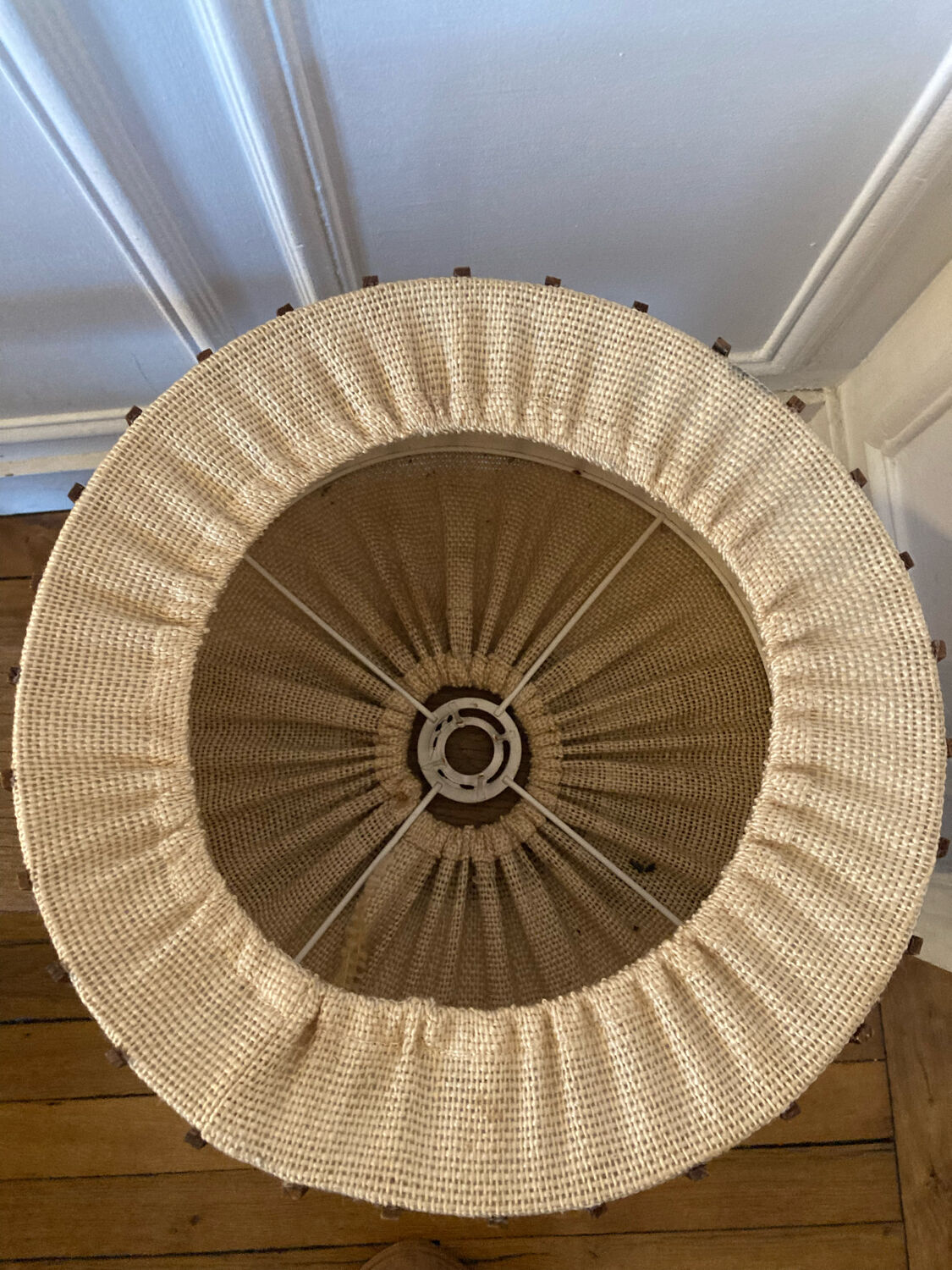 Orange vintage pendant lamp